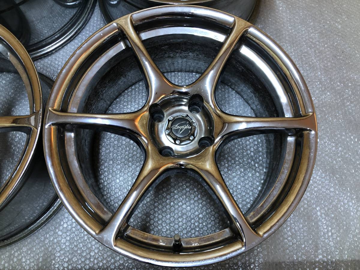 人気セール，送料無料 ☆絶版品☆ グレートカンパニー グレネード R34 GX-01 18インチ 9J +20 メッキ アルミ ホイール 114.3 4穴 4H シルビア S13 180SX A31 C33 