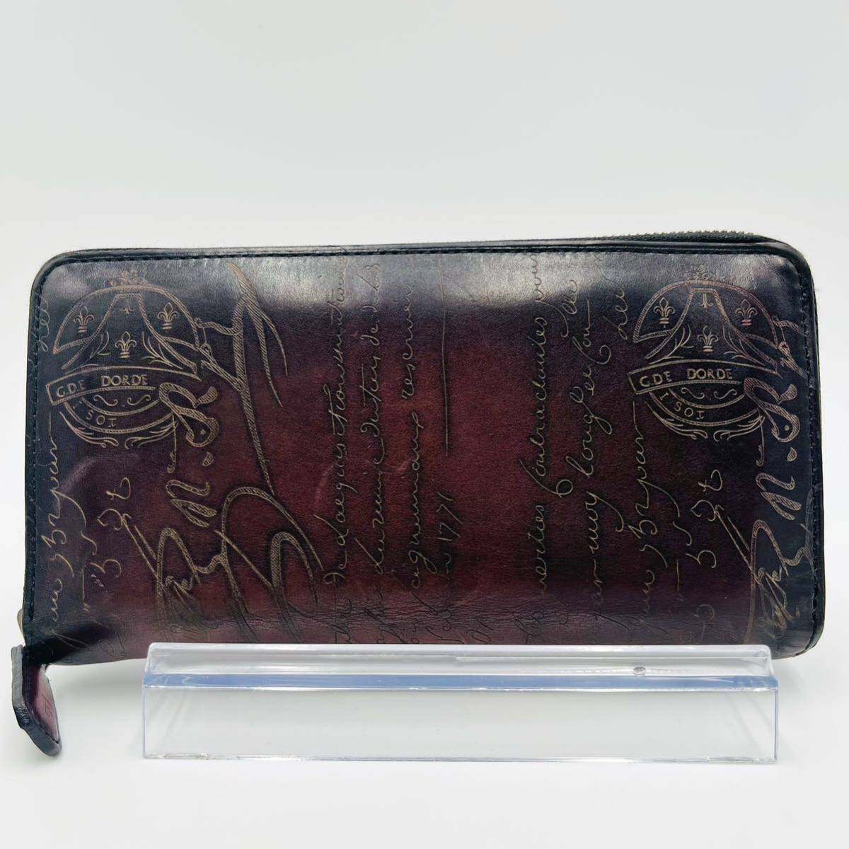 ベルルッティ 美品》Berluti (ベルルッティ)長財布 トゥジュール) - 黒