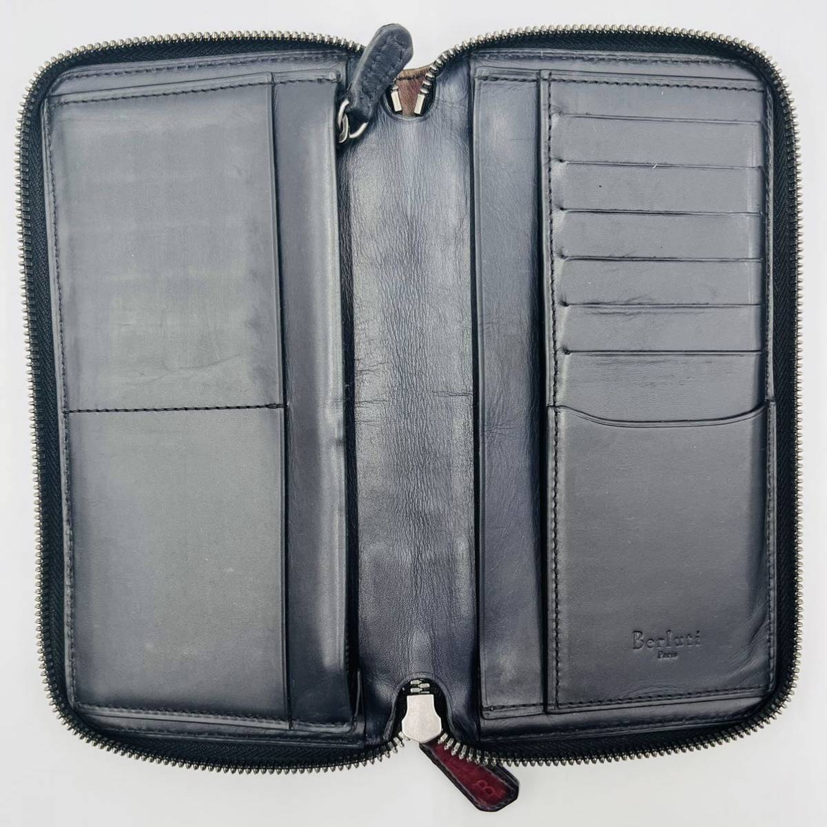 ベルルッティ 美品》Berluti (ベルルッティ)長財布 トゥジュール) - 黒