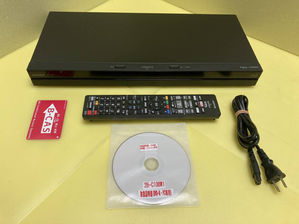 【定番，セール】 SHARP シャープ BDレコーダー 2B-C10BW1 2番組同時録画 HDDは既存純正 品1TB 使用時間15889h 整備済完全 2ヶ月保証 比較的(シャープ)｜売買されたオークション情報、yahooの商品情報をアーカイブ公開 - シャープ