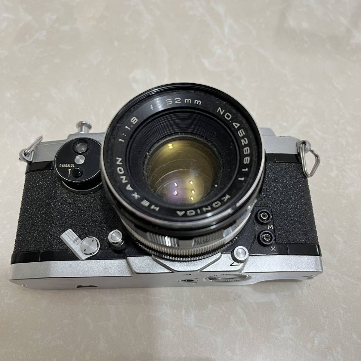 コニカ KONICA AUTOREX HEXANON 52mm F/1.8 1円~KONICA コニカ AUTOREX KONICA HEXANON 1:1.8 f 52mm フィルム