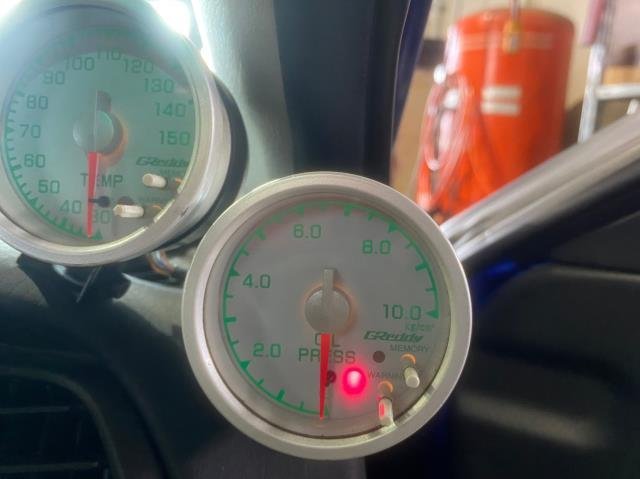 TRUST GReddy Data Link Unit 油圧計/油温計 60Φ セット 動作確認済 