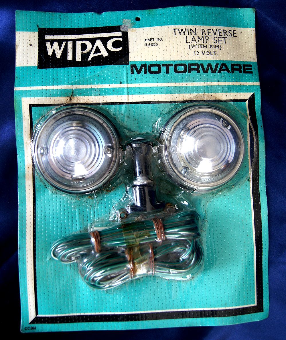 ワイパック WIPAC リバースランプ、BMC オースチン,モーリス,ロータス