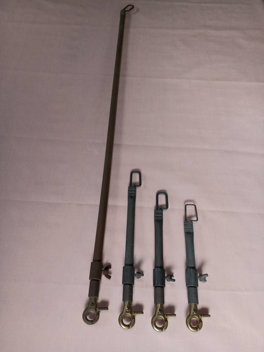 日整工業（有）　ドアサポーター　DR-1800 １本 DR-334 ３本　計４本　リヤゲートストッパー　ドアストッパー　鈑金塗装　パテとぎ　磨きに