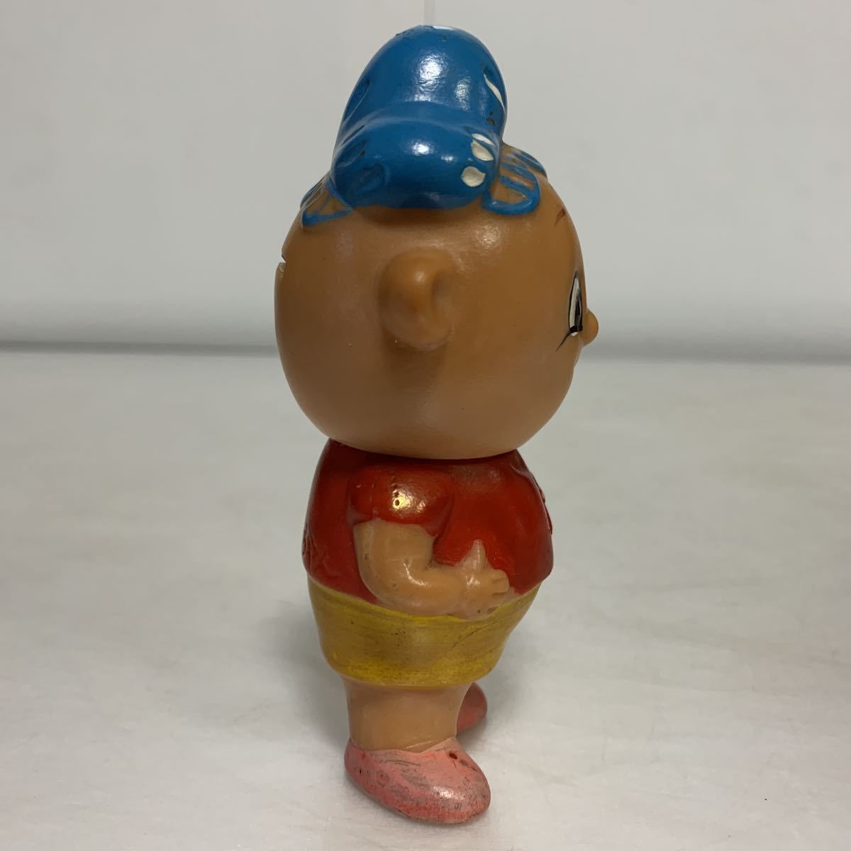 当時物 ショーちゃん 貯金箱 万松 貯金箱 ソフビ ソフビ人形 昭和