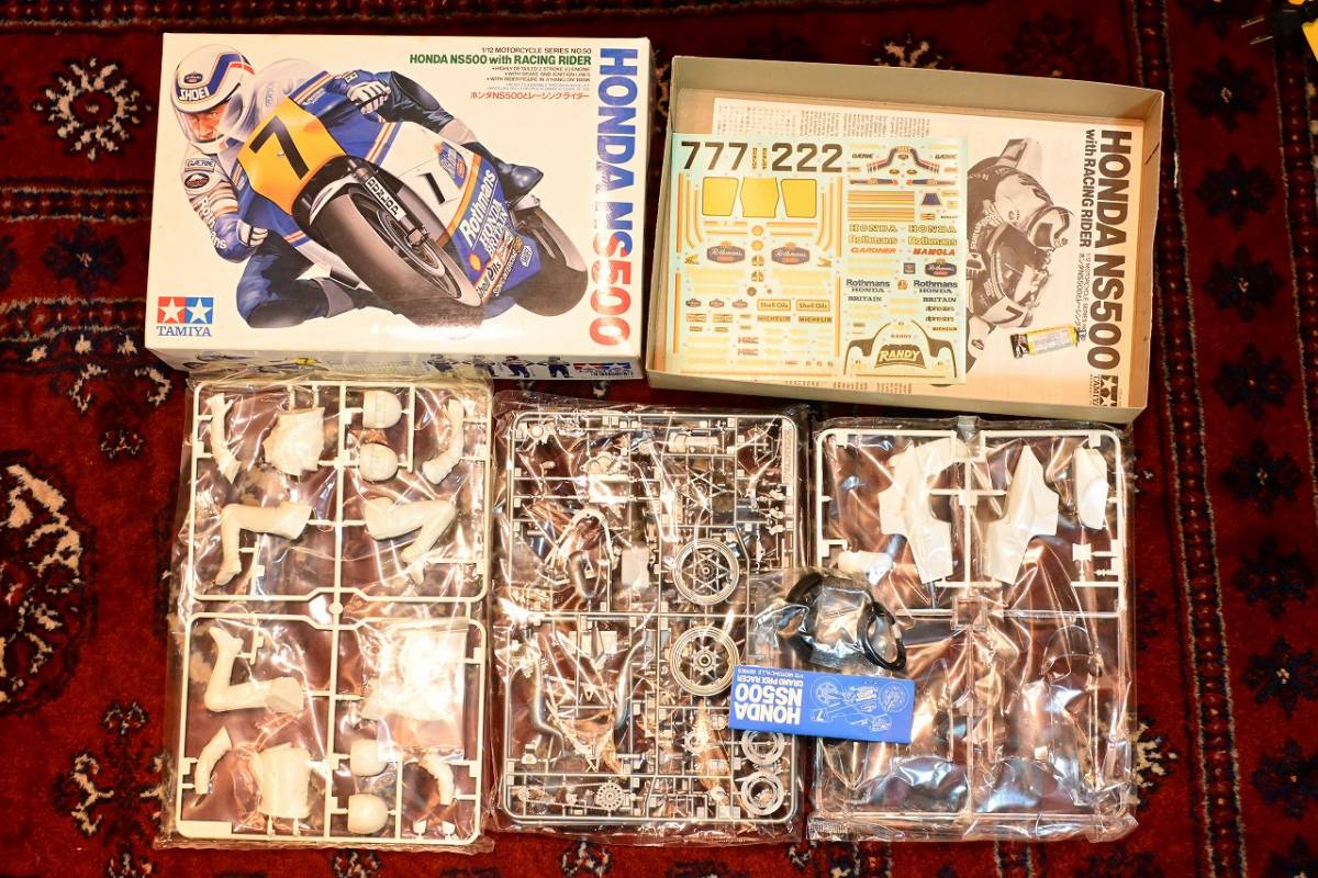 ビンテージ・プラモデル】未組立品 タミヤ 1/12 ホンダ NS500と