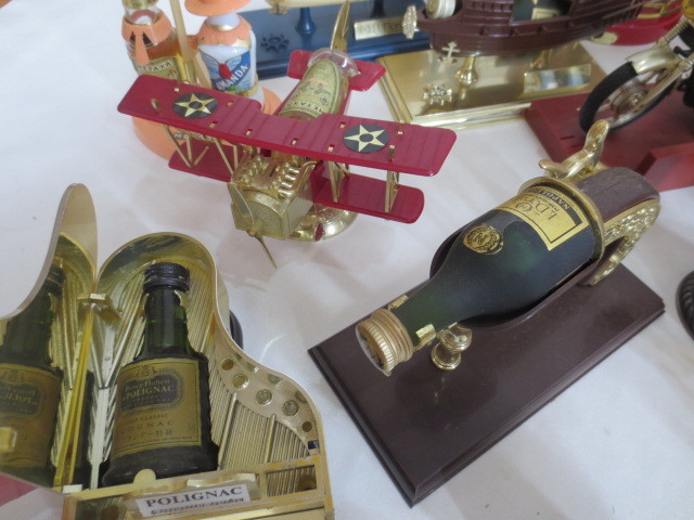 ミニボトル洋酒・ミニチュア 楽器・帆船 × 5 【公式通販】
