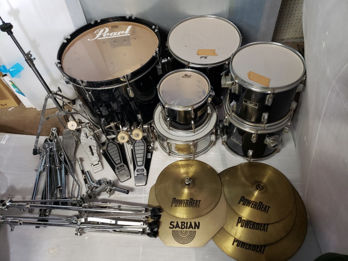 埼玉県直接引取限定】 Pearl パール 他 ドラムセット まとめて セット 