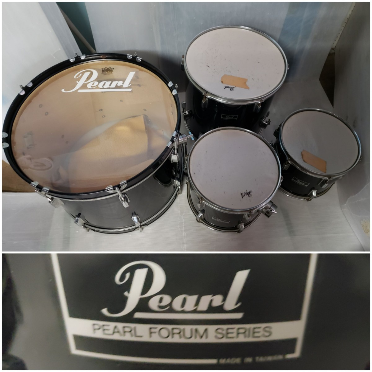 埼玉県直接引取限定】 Pearl パール 他 ドラムセット まとめて セット 