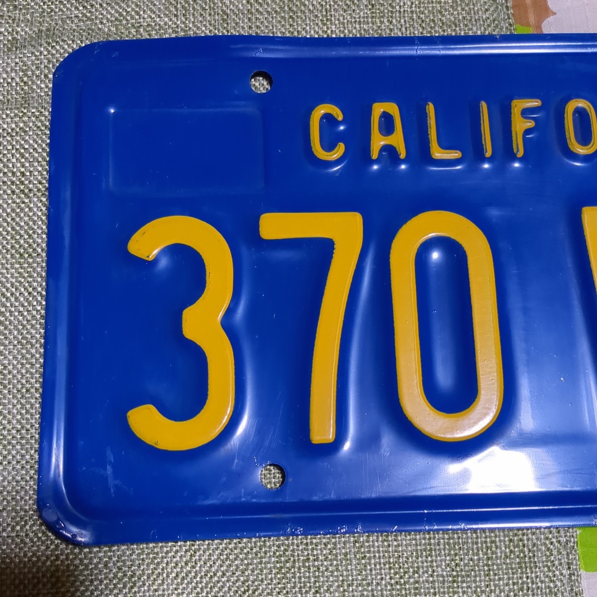 SEMI LOW'カルフォルニアライセンスプレートOld Used' USED品