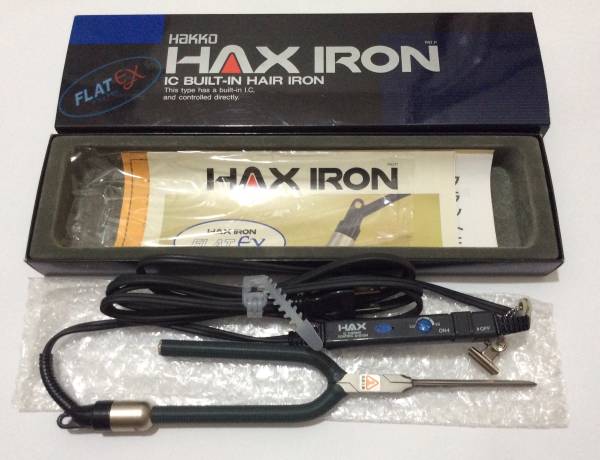 新品同様 HAKKO HAX IRON フラットEX 8mm／平アイロン 理容 ヘア
