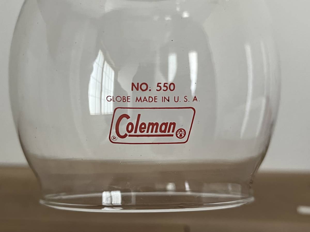 【 未使用に近い 】PYREX パイレックス 1970年代 Coleman 200 242 243 互換 ガラス グローブ コールマン ランタン キャンプ