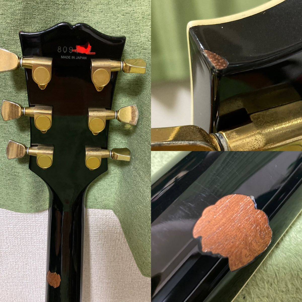 日本製】Epiphone Japan レスポールカスタム MOD フジゲン製？ ジョン