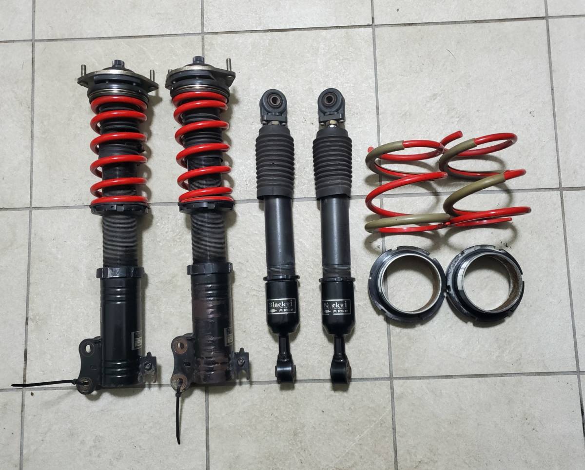 QNC20/21 bB ムーヴタントミラ フルタップ式車高調RSR Black☆i L150S 