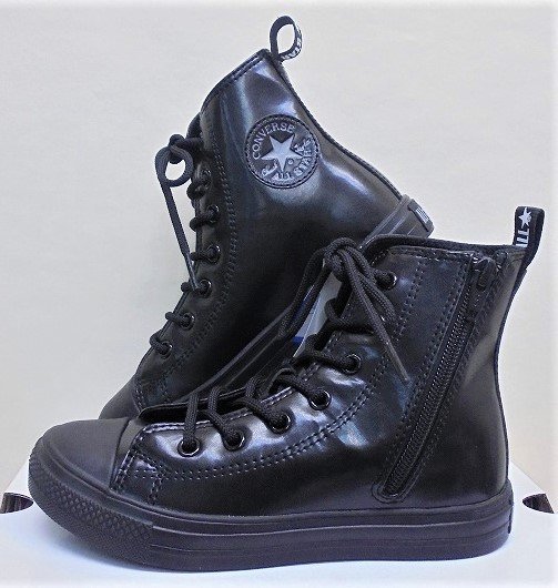 ★コンバース★CONVERSE CHILD ALL STAR LIGHT SL Z SHIN-HI（ チャイルド　オールスター　ライトSL Z SHIN-HI）モノクロ22.0