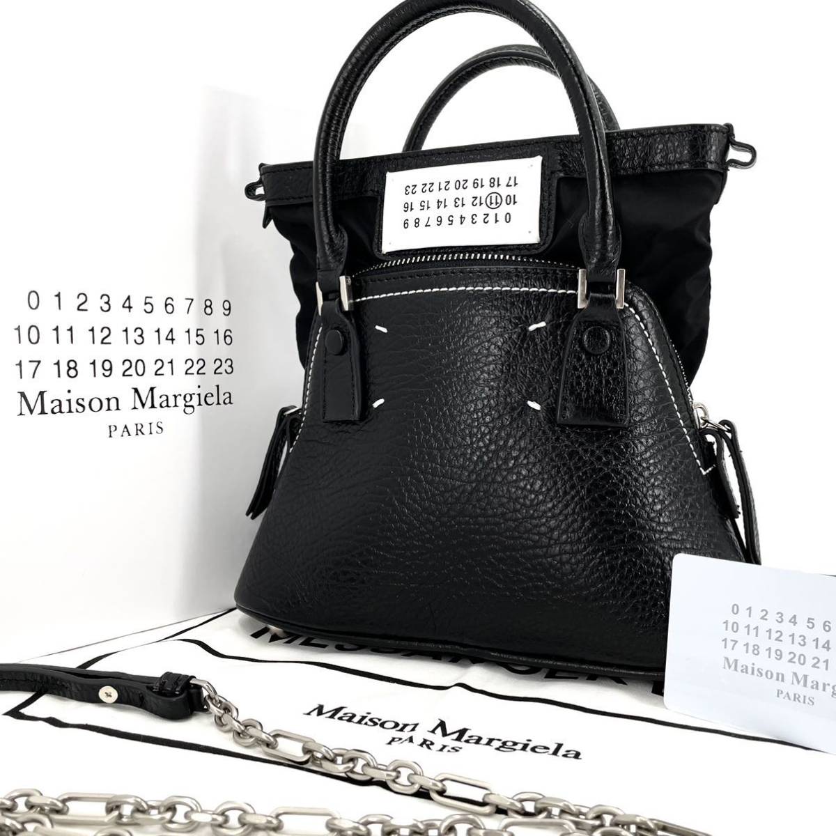 1円 新品未使用 Maison Margiela メゾンマルジェラ 5ac マイクロ 2way 