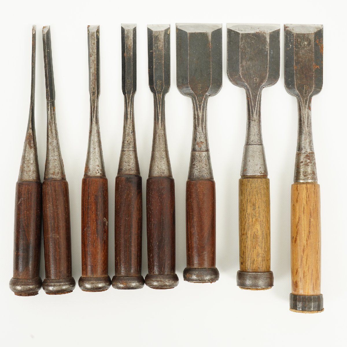 ノミまとめて 鑿 のみ ノミ 色々まとめて 8点セット 一貫斉 [B1442]