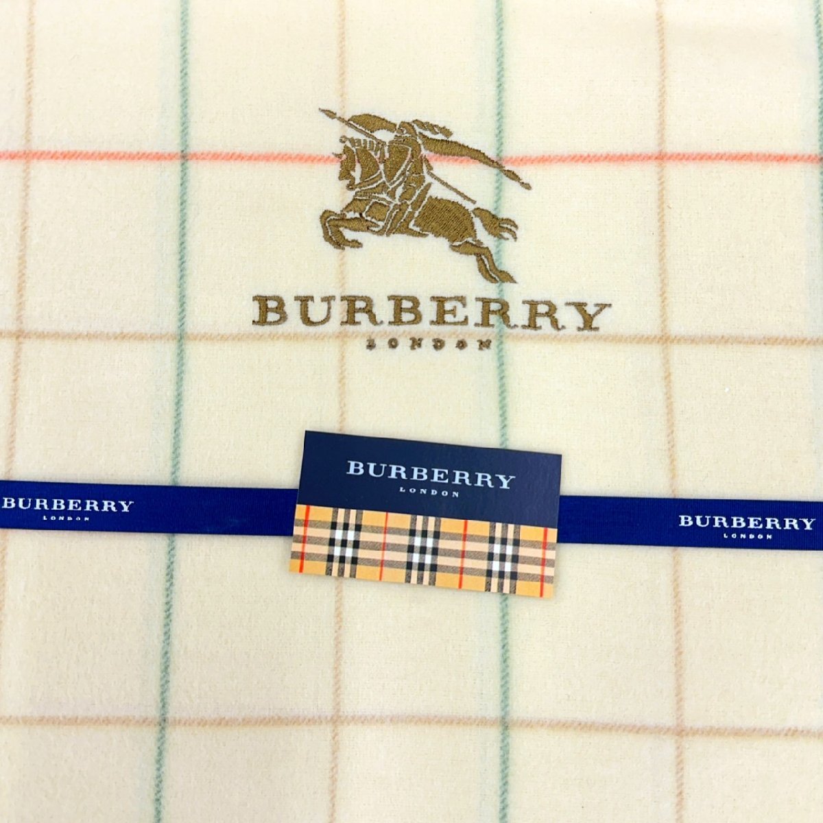 1円スタート 未使用品 BURBERRY バーバリー シーツ ソフトコットン 