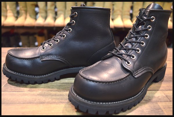 【良品カスタム】レッドウィング8130セッターブーツ黒7Dredwing