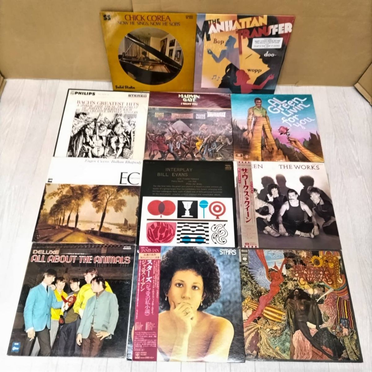 J609-U30-360【ゆうパック2個口】 洋楽LPレコード 100枚まとめセット