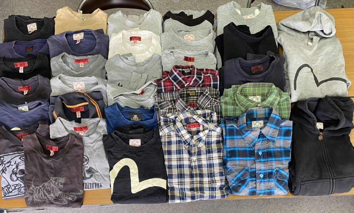 57 EVISU YAMANE 古着 Tシャツ ロンT シャツ スウェット 32着セット 38 