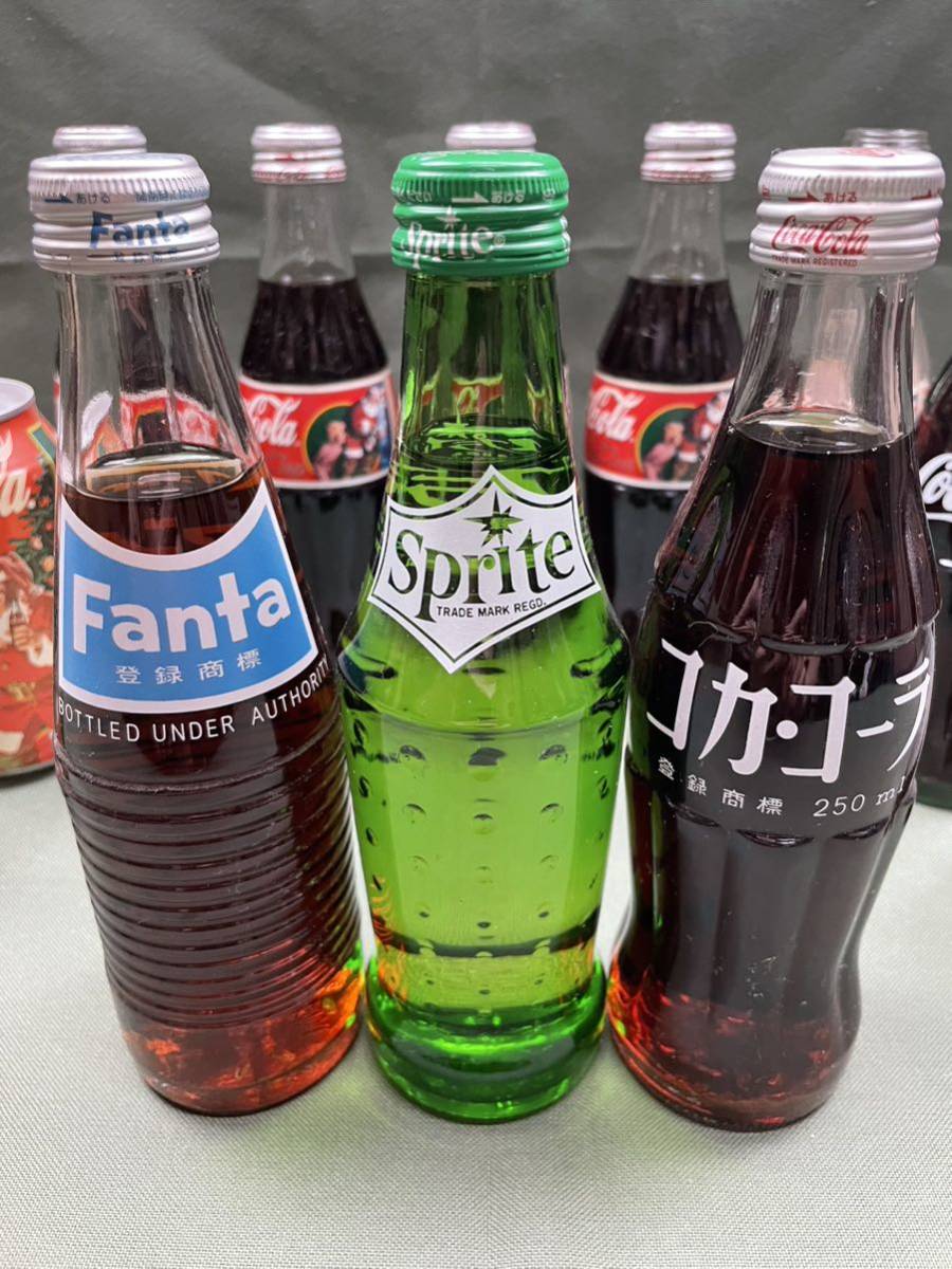 【アメリカ製】コカ・コーラ クリスマス1995 ボトル含むボトル＆カップセット コカ コーラ 記念ボトルまとめて 1995年クリスマス限定瓶 1996年