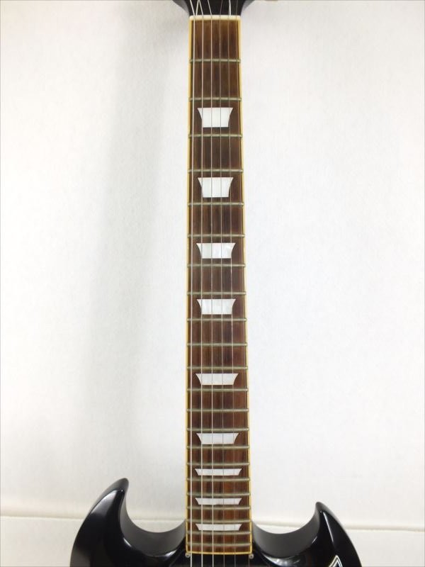 ジャンク品エドワーズSGスタイル エレキギター ♪ Edwards エドワーズ SGタイプ ギター 中古 現状品 230511H2594