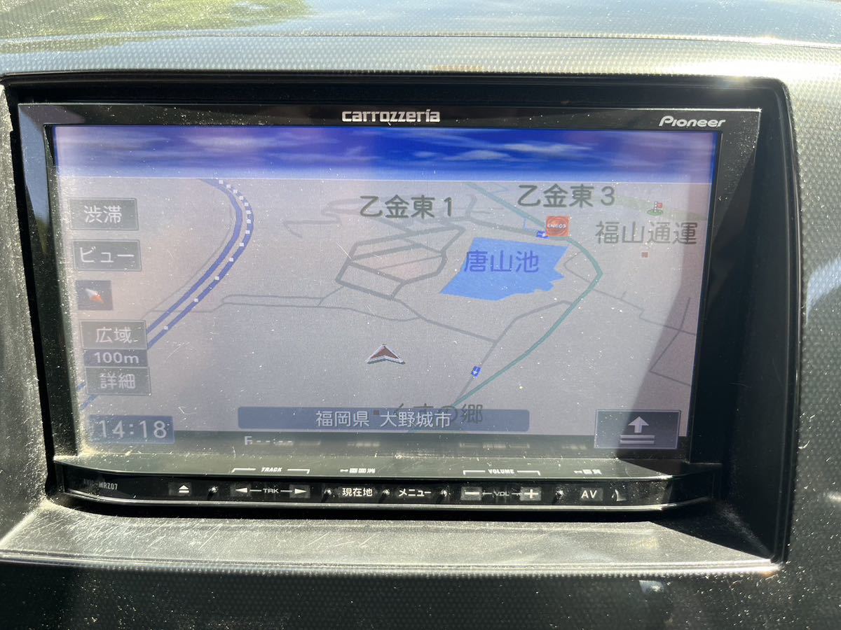 パイオニア カロッツェリア AVIC-MRZ07-2 メモリーナビ 2012年 CD DVD