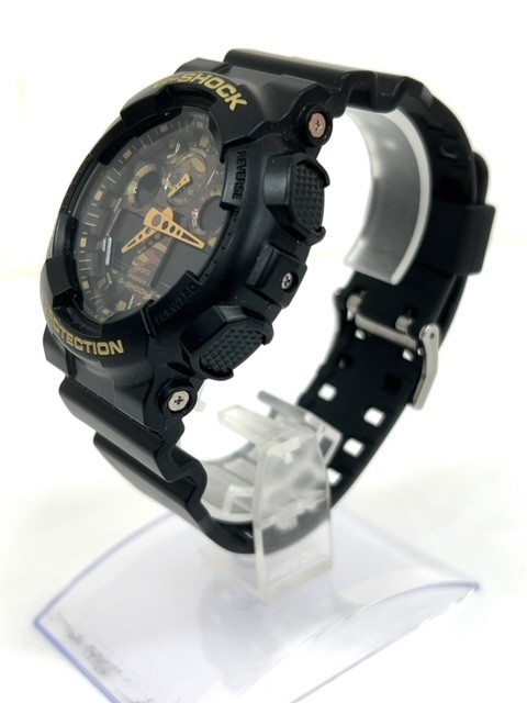 1円 新品 腕時計 CASIO カシオ G-SHOCK Gショック GA-100CF クオーツ