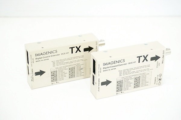 IMAGENICS/イメージニクス HDMI(DVI)信号同軸延長器 2台セット▲DCE-H1TX 中古▲送料無料