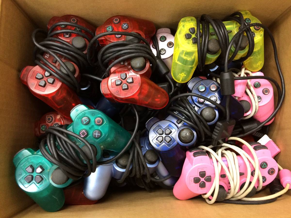 PS2 コントローラー 30個セット デュアルショック まとめ 純正品 動作