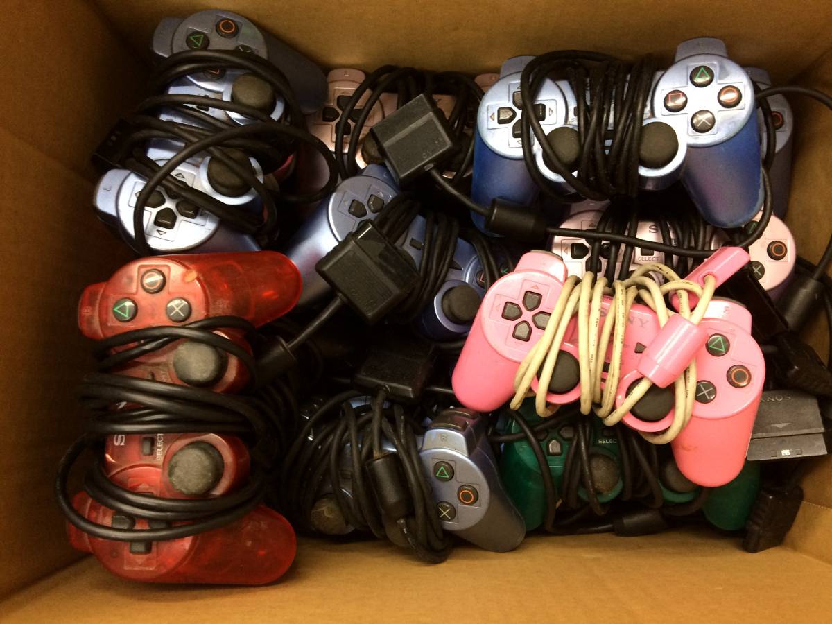 PS2 コントローラー 30個セット デュアルショック まとめ 純正品 動作