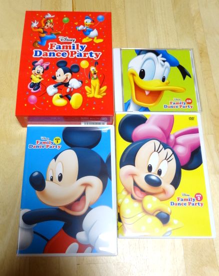 DWE ディズニー ファミリーダンスパーティー DVD CD 正規購入後1