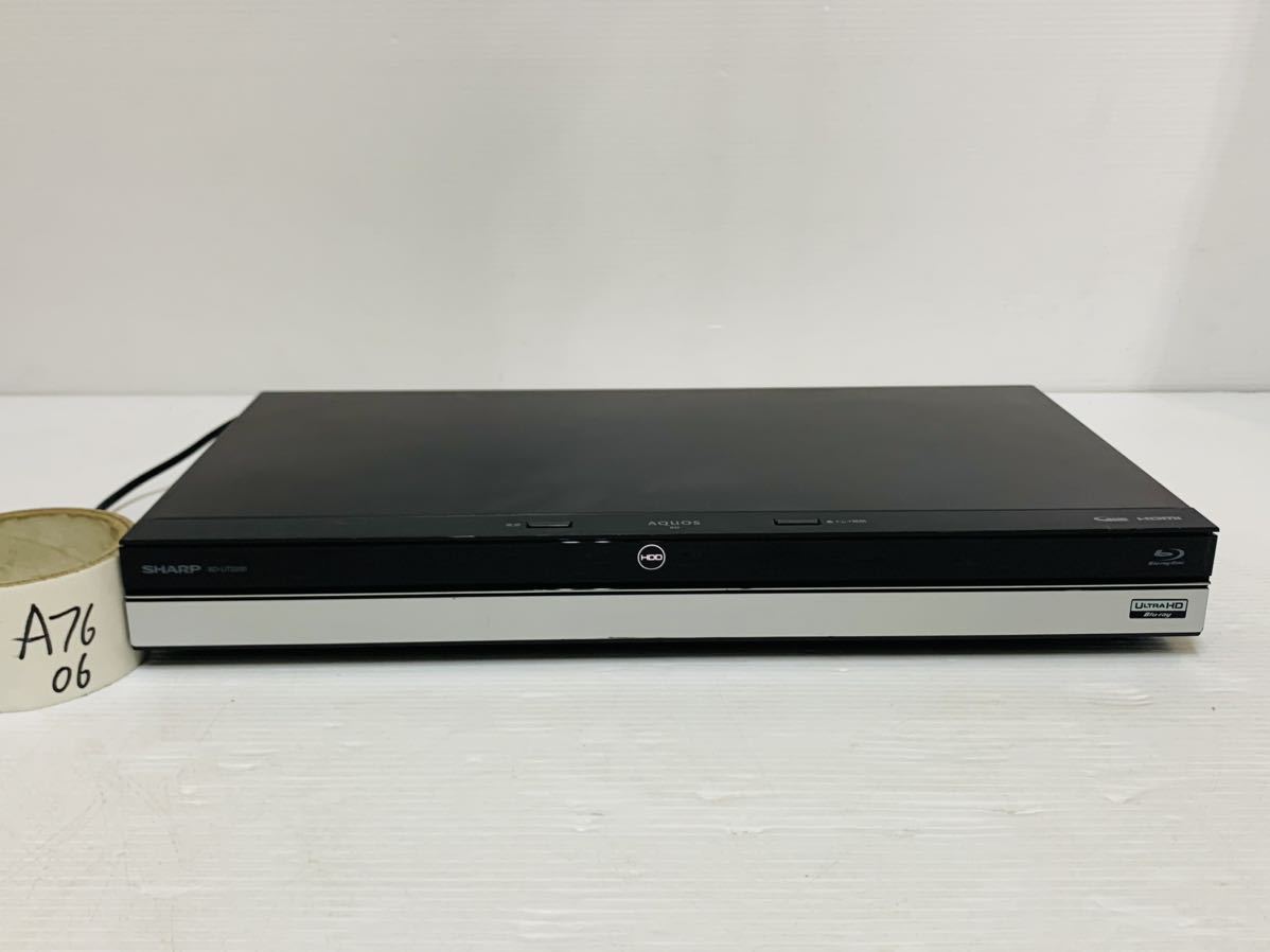 SHARP AQUOS ブルーレイレコーダーBD-UT2200 2018年発売 【公式通販】