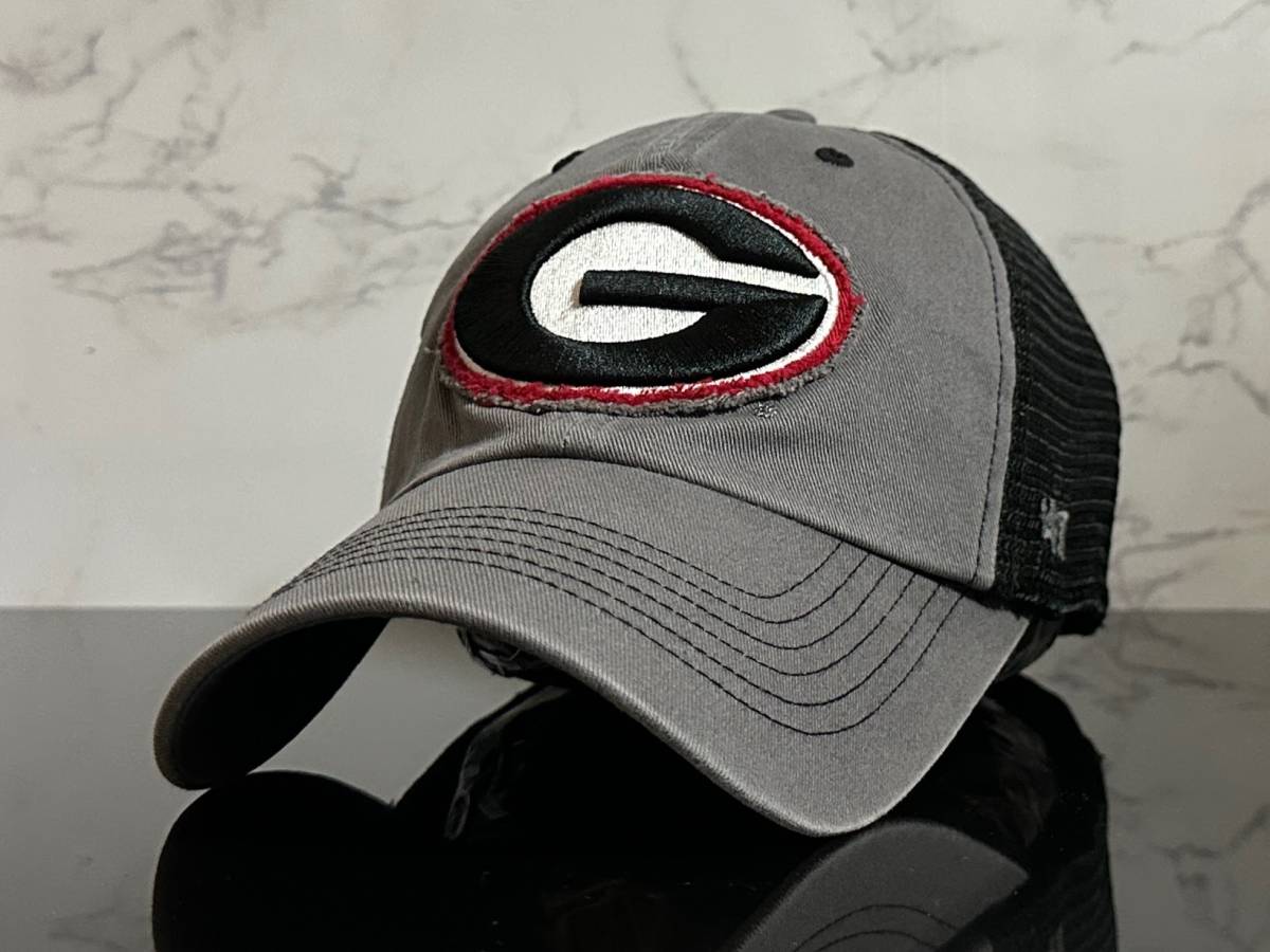 【未使用品】912V★’47BRAND ’47ブランド×NCAA ブルドックス Georgia Bulldogs U.Sカレッジ コラボ キャップ《伸縮前56㎝-60㎝位迄》