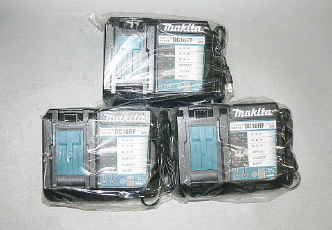 マキタ急速充電器 DC18RF 未使用品 ３個セット格安（14） 