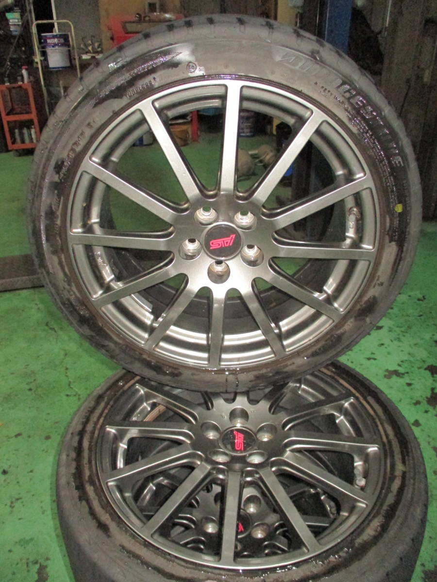 ＳＴｉ　アルミホイールセット！　レガシィ装着　ENKEI　希少