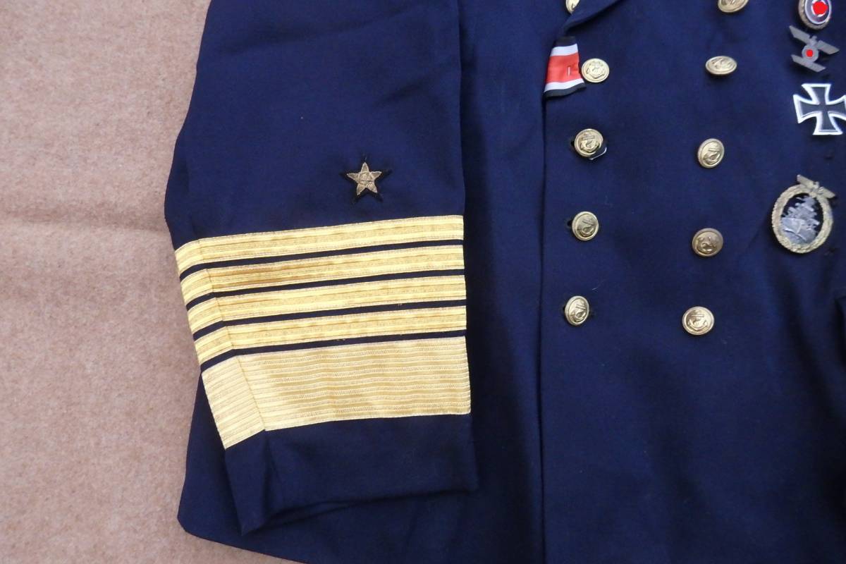 ドイツ海軍 将校用ジャケット スラックス 将官用 鉄十字章 勲章徽章