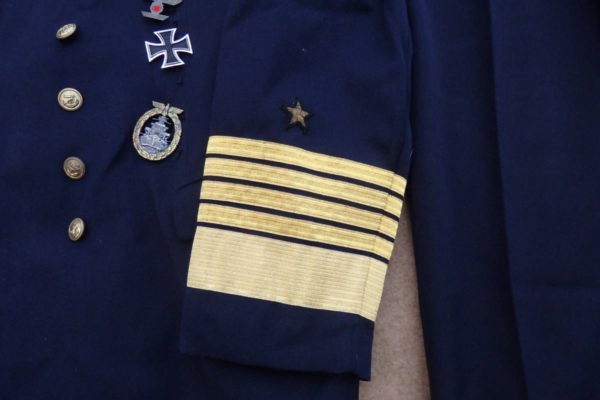 ドイツ海軍 将校用ジャケット スラックス 将官用 鉄十字章 勲章徽章