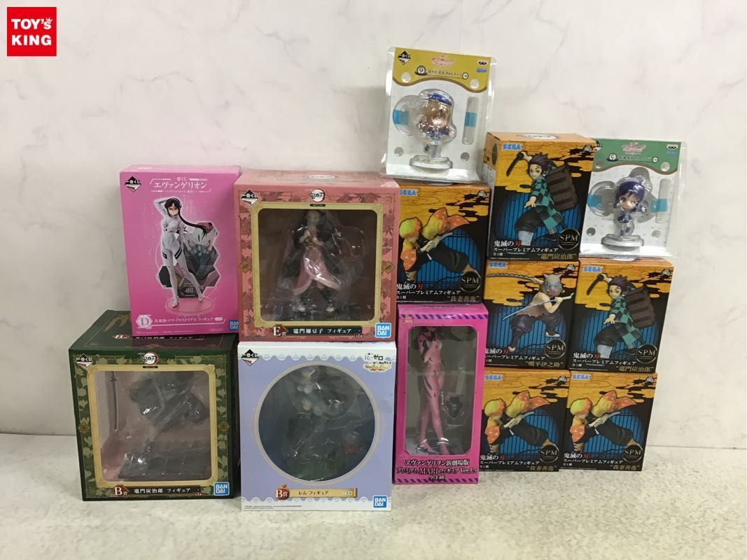 1円〜 同梱不可 ジャンク 一番くじフィギュア等 Re:ゼロから始める異世界生活、エヴァンゲリオン、鬼滅の刃 他