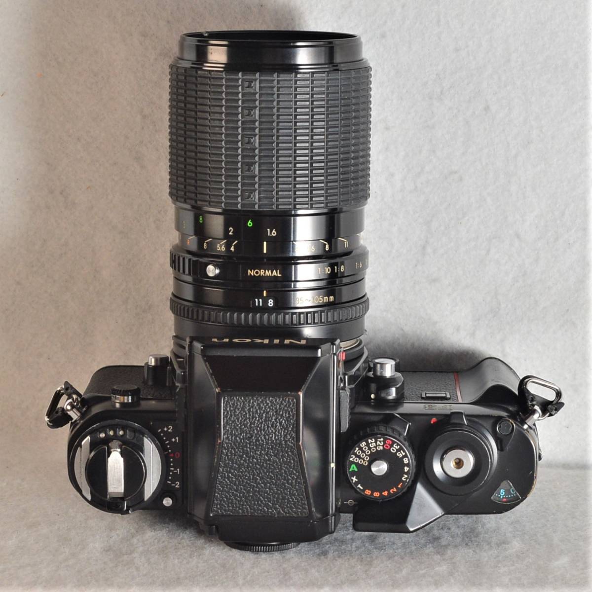 動作確認済み Nikon F3 ボディ 希少な初期型ベンツ革グリップ アイ