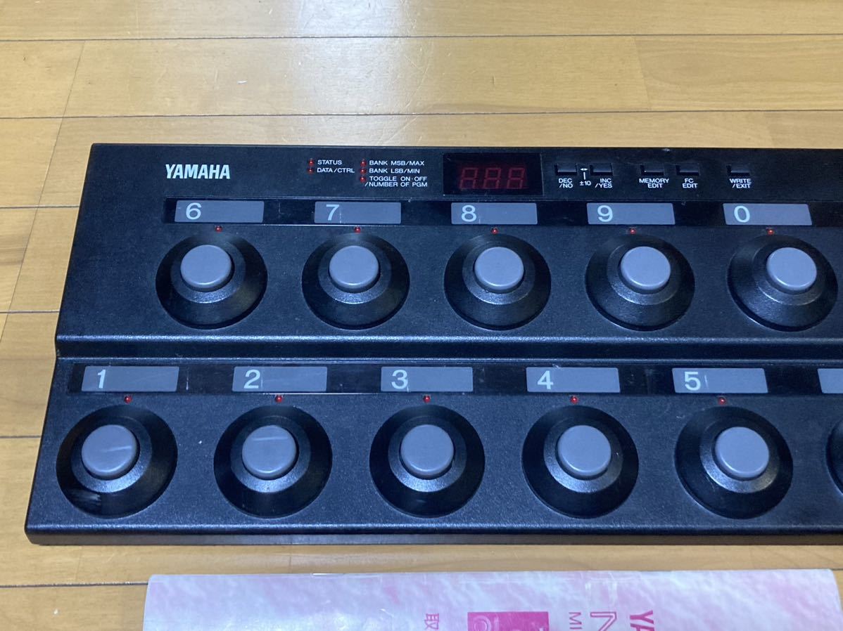 ★動作品! YAMAHA ヤマハ MFC10 MIDIフットコントローラー