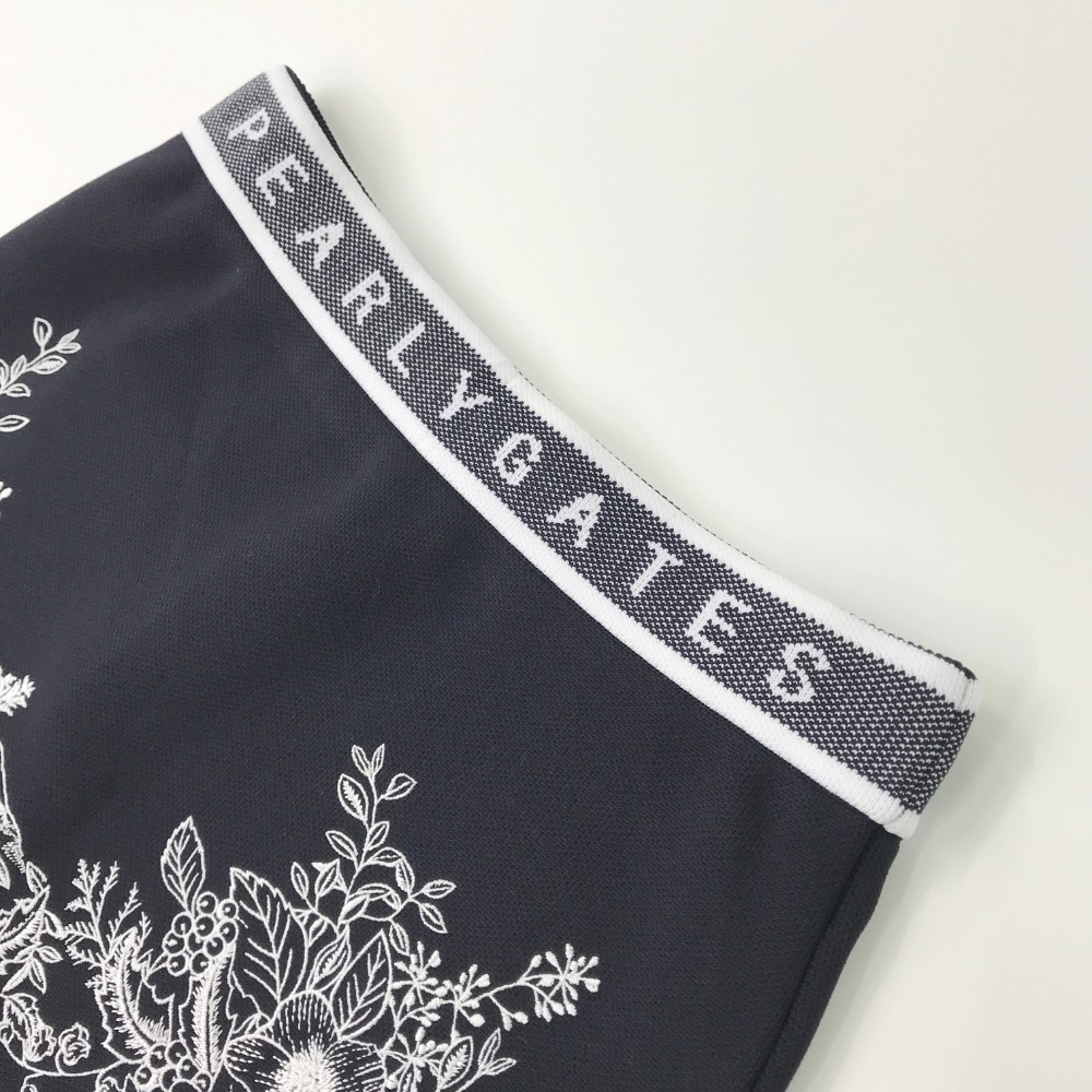 PEARLY GATES パーリーゲイツ 2022年モデル ニット スカート 刺繍 総柄