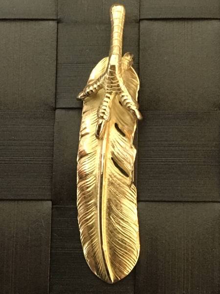 ゴローズ　オールド　金爪全金特大フェザー 本物 自身購入品