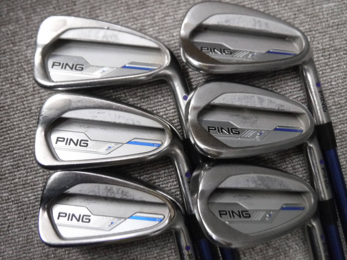 ピン PING i アイアン 5-W 6本 CFS J50(R) パープルドット 【公式通販】