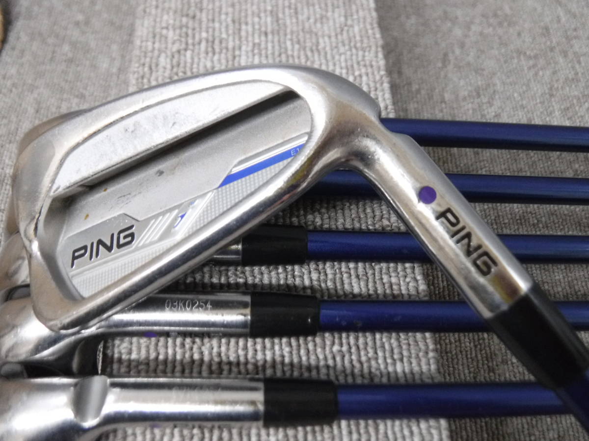 ピン PING i アイアン 5-W 6本 CFS J50(R) パープルドット 【公式通販】
