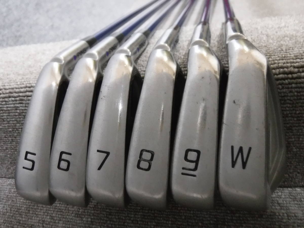 ピン PING i アイアン 5-W 6本 CFS J50(R) パープルドット 【公式通販】