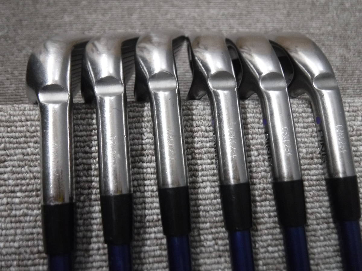 ピン PING i アイアン 5-W 6本 CFS J50(R) パープルドット 【公式通販】
