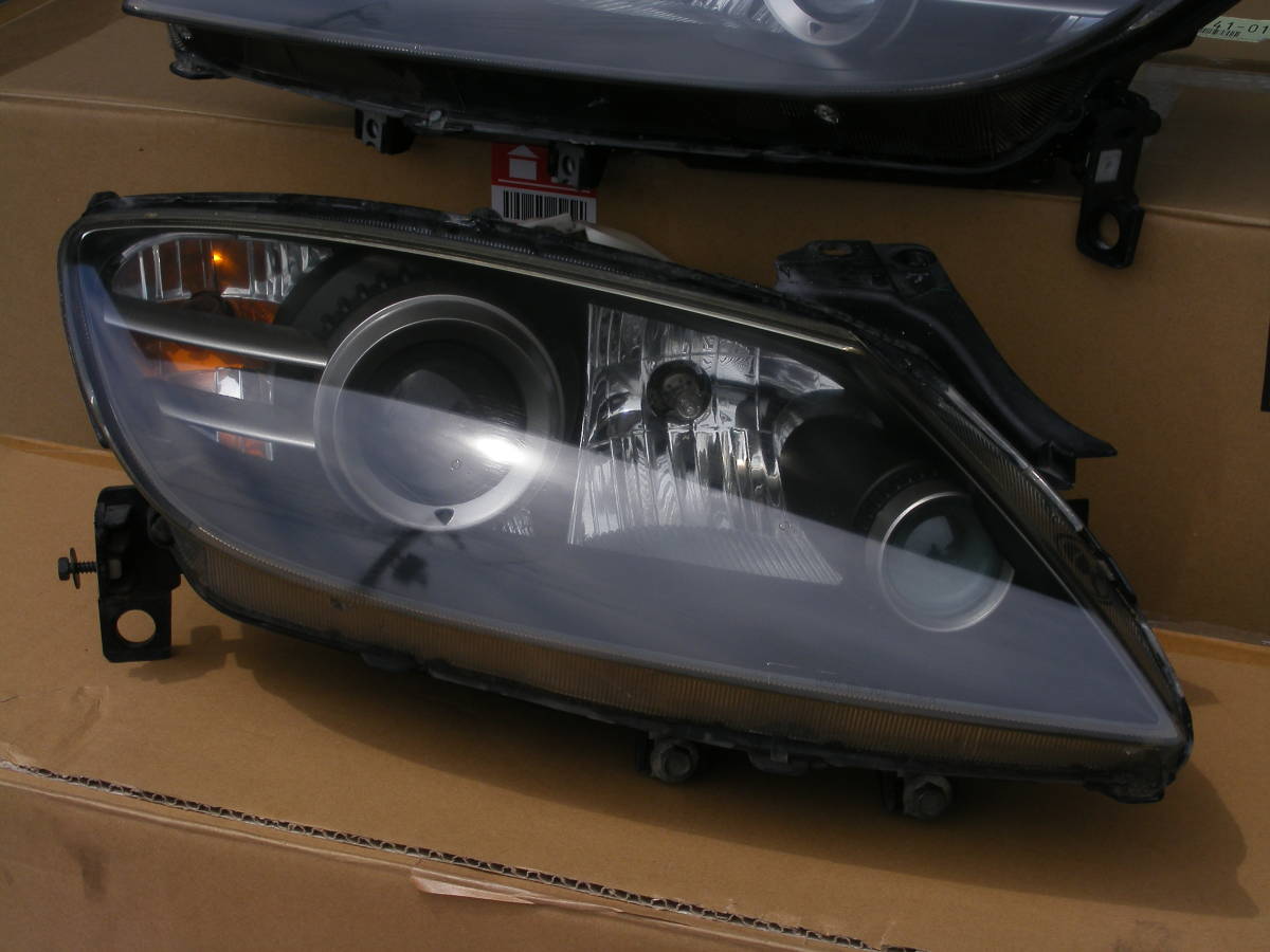 美品 マツダ RX8 SE3P 中期 HIDヘッドライト（左右セット）RX-8 品番 