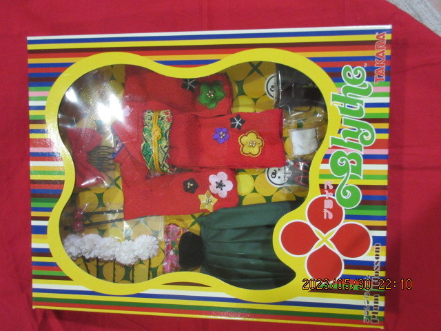 【未使用】ネオブライス　ドレスセット　プラムブロッサム　着物 1 希少 レア 珍品 入手困難 2003 ブライス ドレスセット プラム